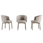 Jane Dining Chair: 4 Metal Legs - Monocolor Version
