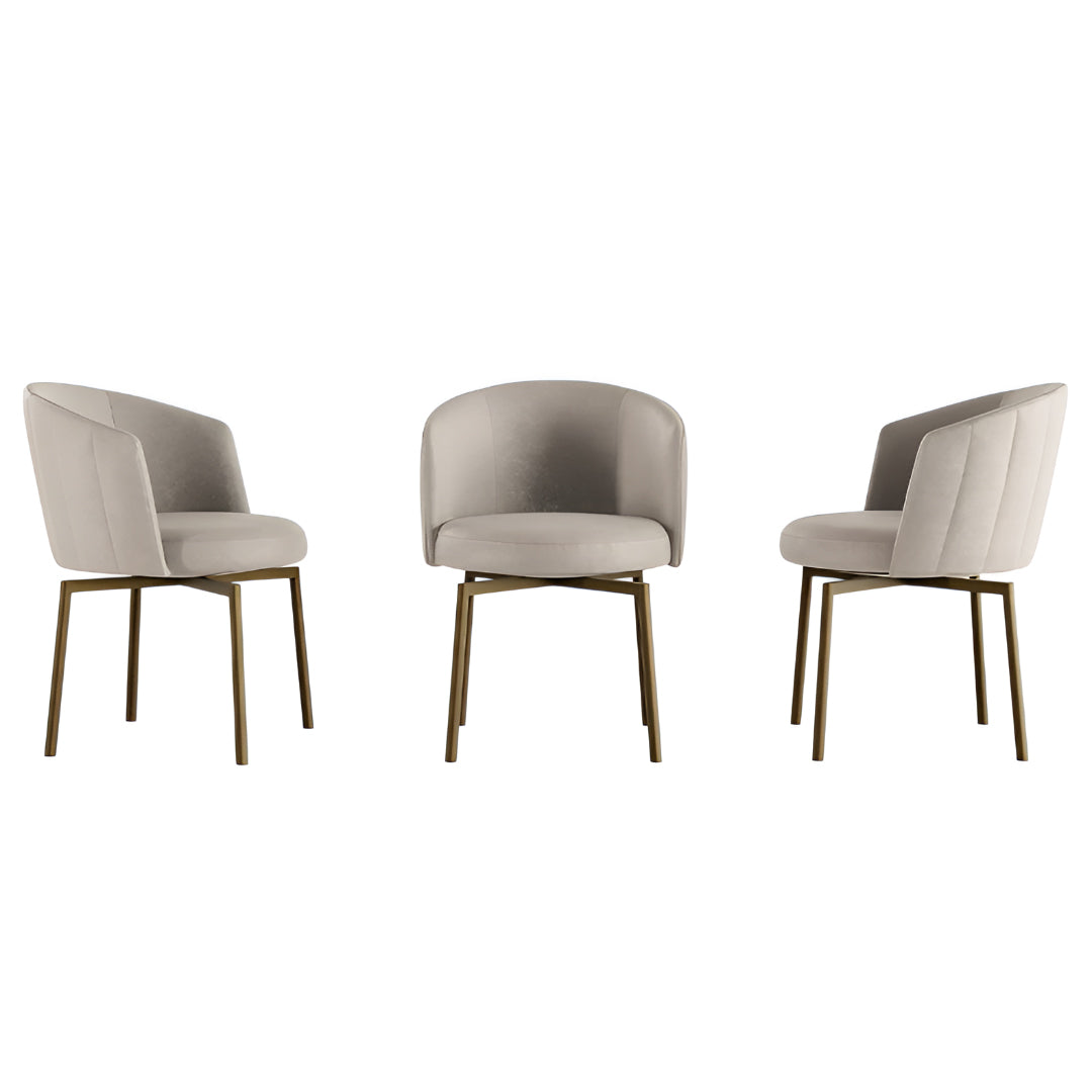 Jane Dining Chair: 4 Metal Legs - Monocolor Version