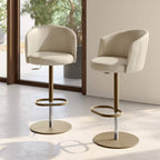 Jane Height Adjustable Bar Stool: Swivel Base