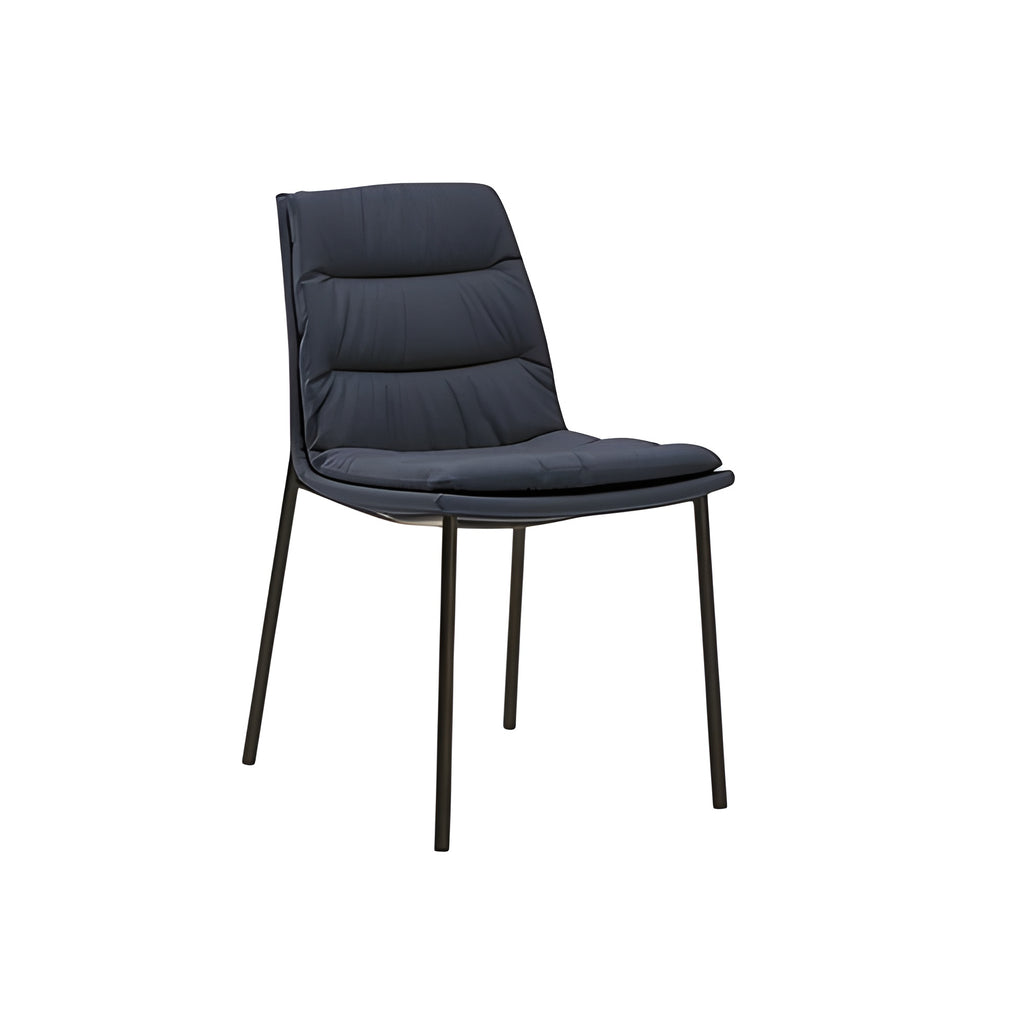 Lady Dining Chair: 4 Metal Legs