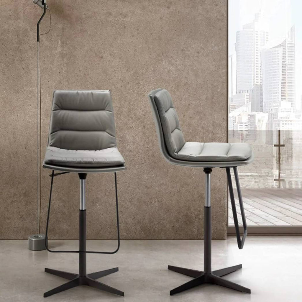 Lady Height Adjustable Bar Stool: 4 Ways Base