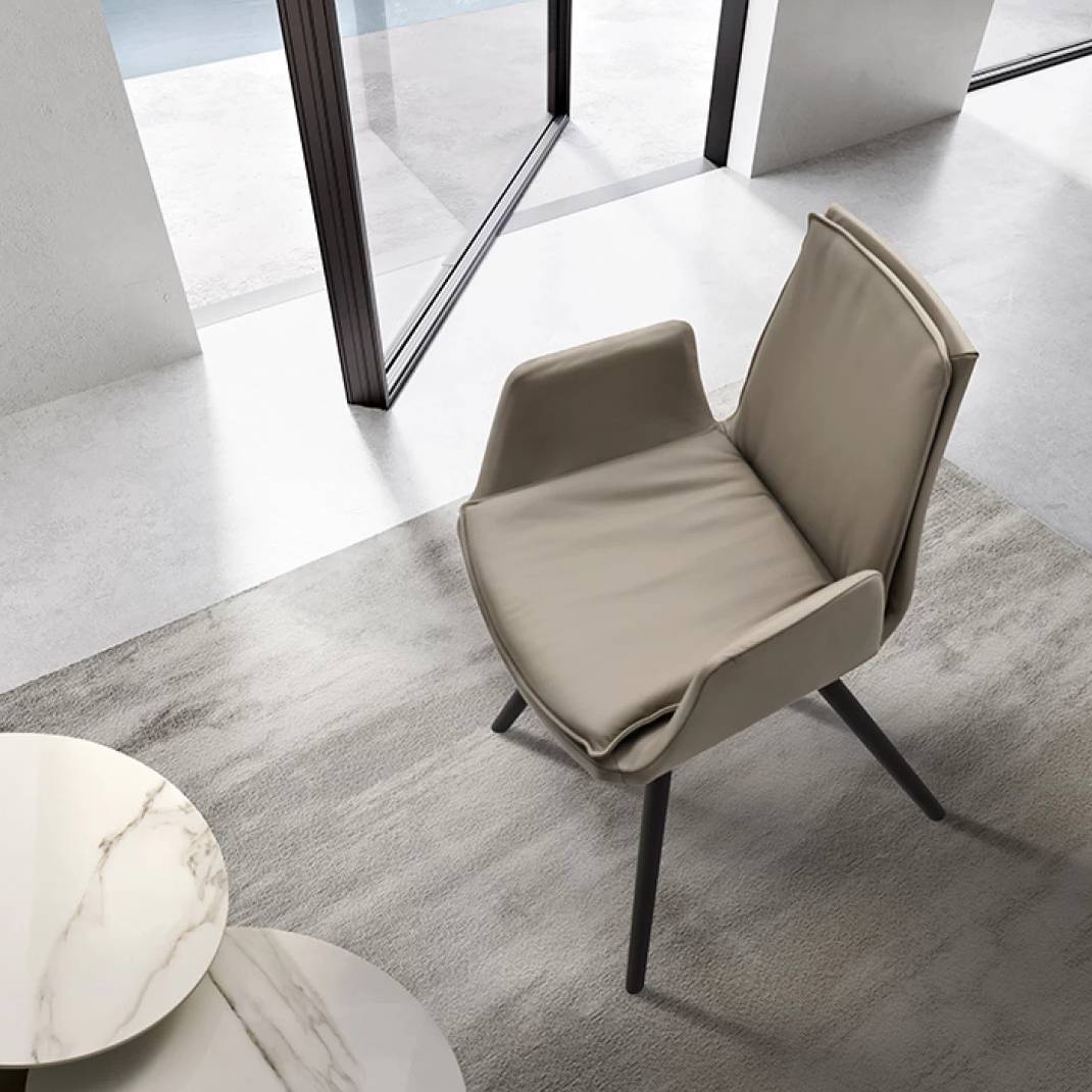 Lara Wood Trestle Dining Chair