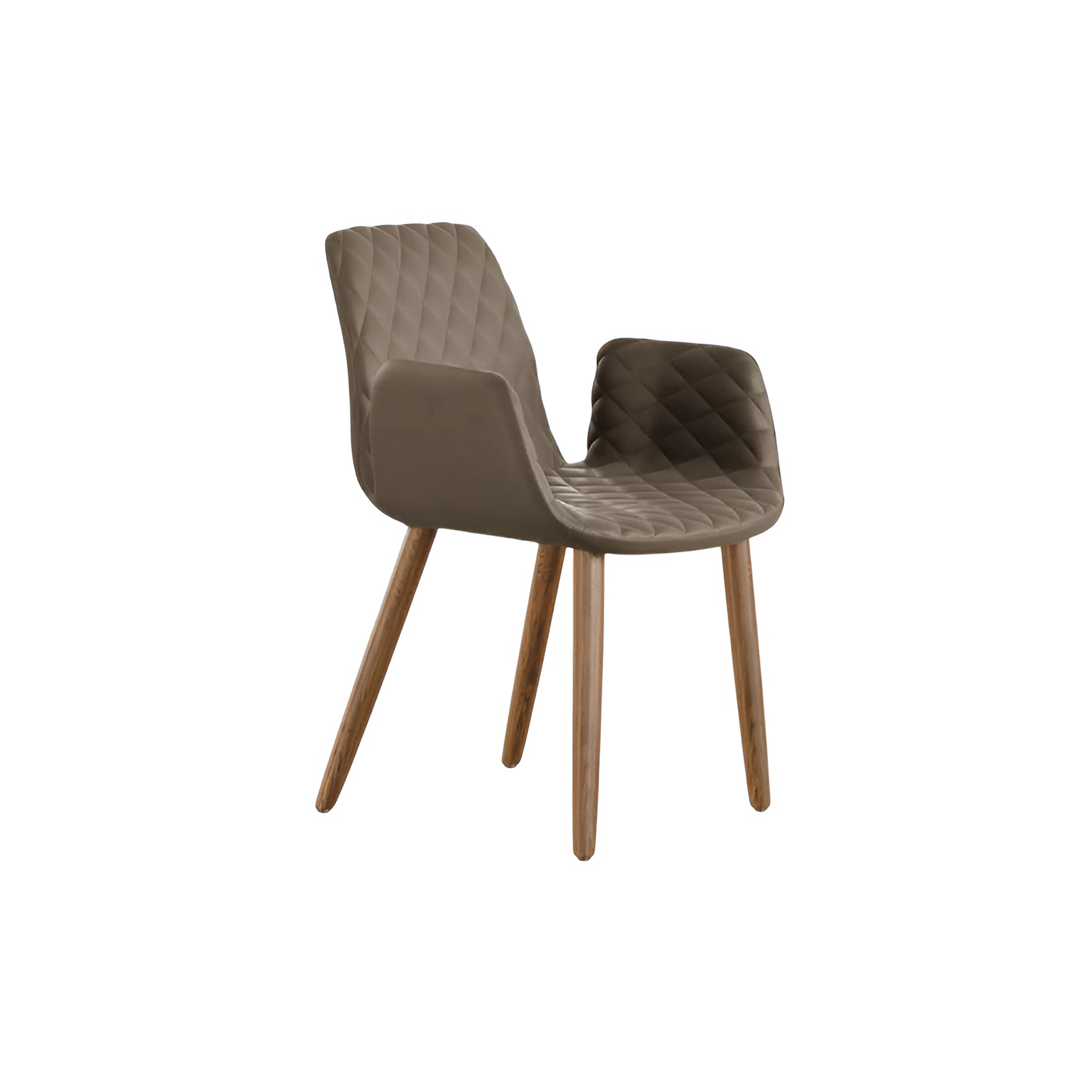 Lenny Dining Chair: 4 Wooden Legs