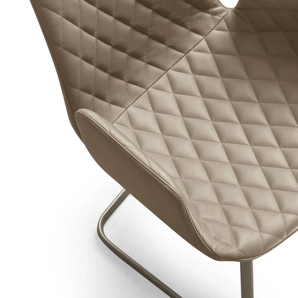 Lenny Dining Chair: Cantilever Base