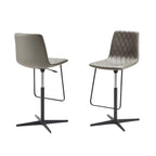 Lenny Height Adjustable Bar Stool: 4 Ways Swivel Base