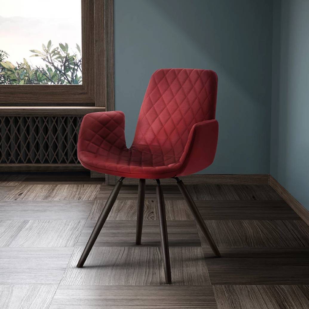 Lenny Wood Trestle Dining Chair