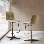 Lisa Height Adjustable Bar Stool: 4 Ways Swivel Base