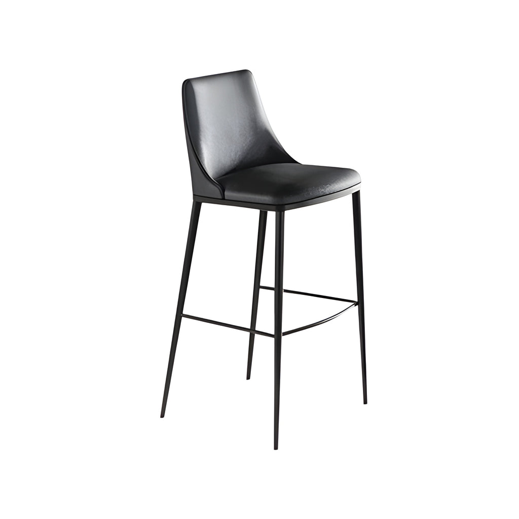 Max Bar + Counter Stool: Metal Base