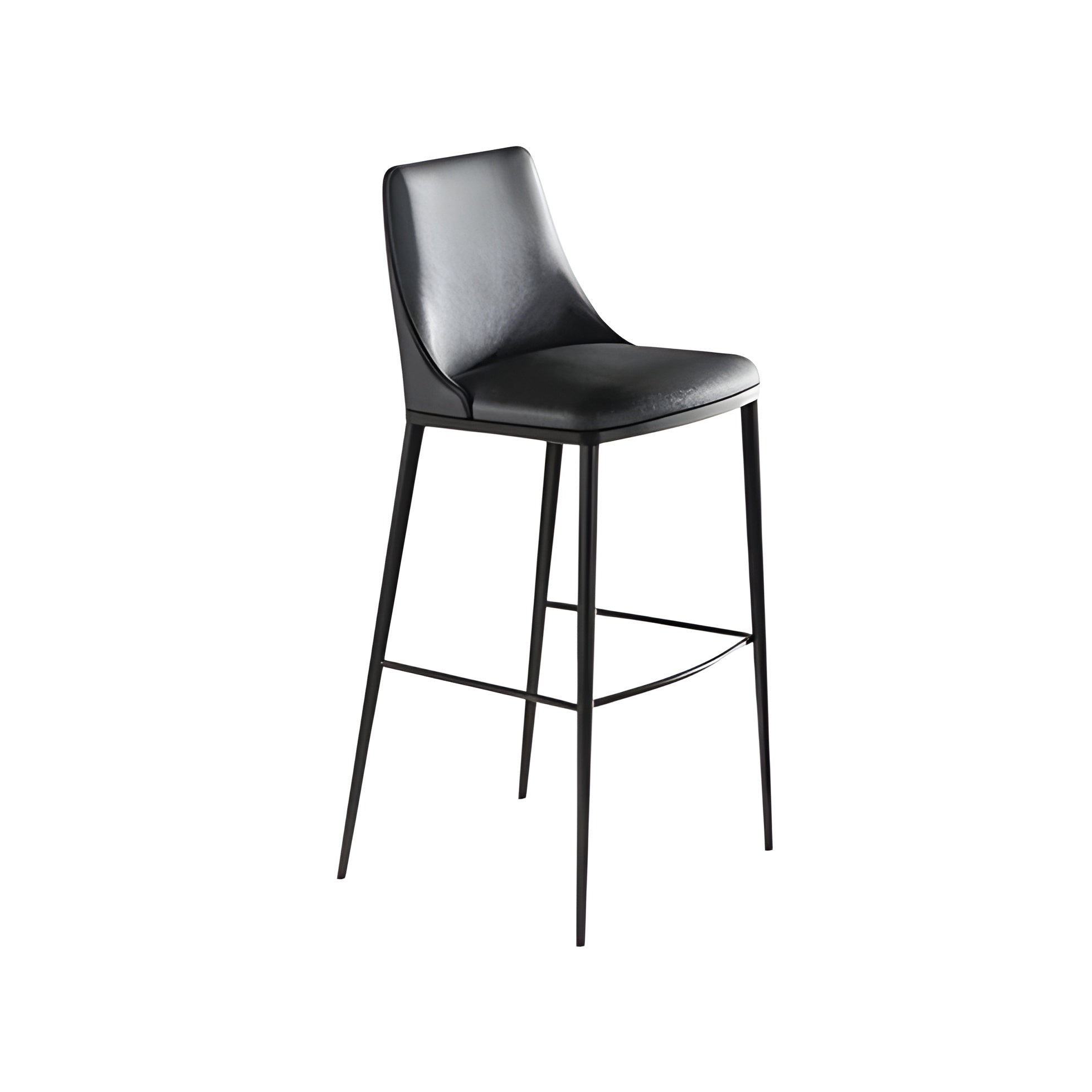Max Bar + Counter Stool: Metal Base