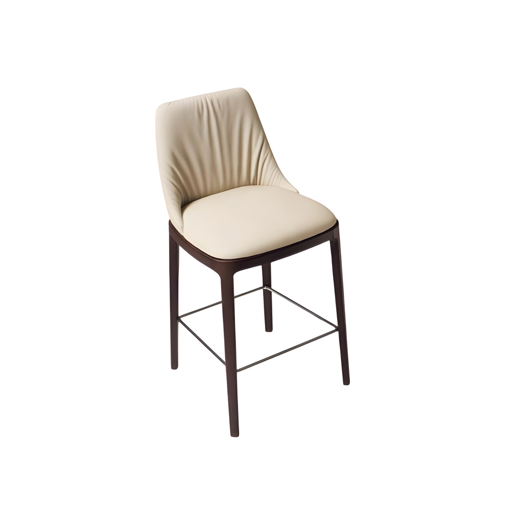 Max Bar + Counter Stool: Wooden Base