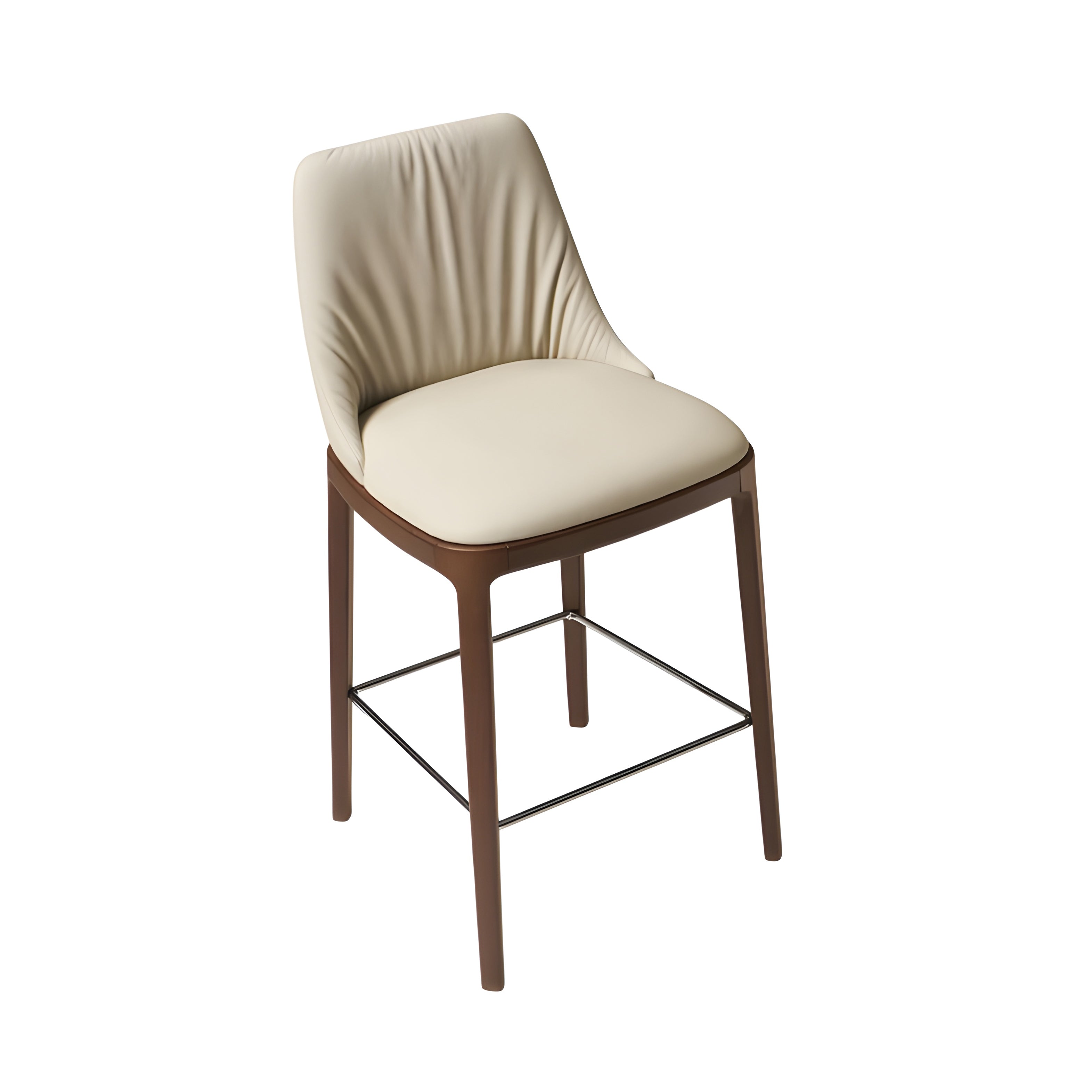 Max Deluxe Bar + Counter Stool: Wooden Base