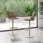 Max Deluxe Height Adjustable Bar Stool: Swivel Base