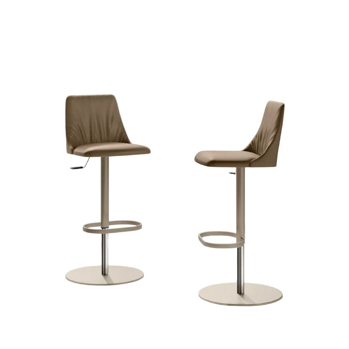 Max Deluxe Height Adjustable Bar Stool: Swivel Base