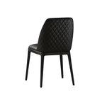 Max Diamond Dining Chair: Wooden Base