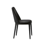 Max Diamond Dining Chair: Wooden Base