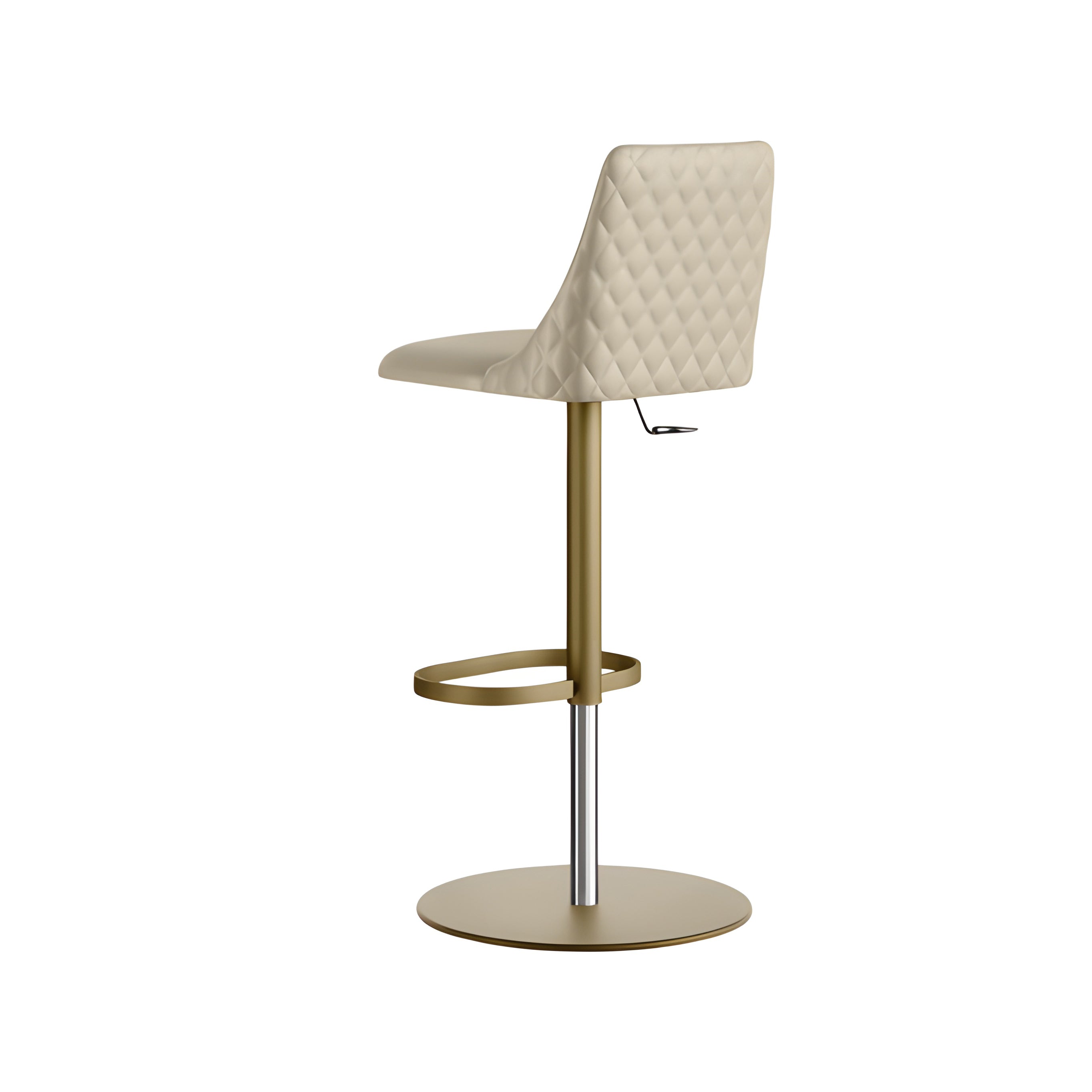 Max Diamond Height Adjustable Bar Stool: Swivel Base
