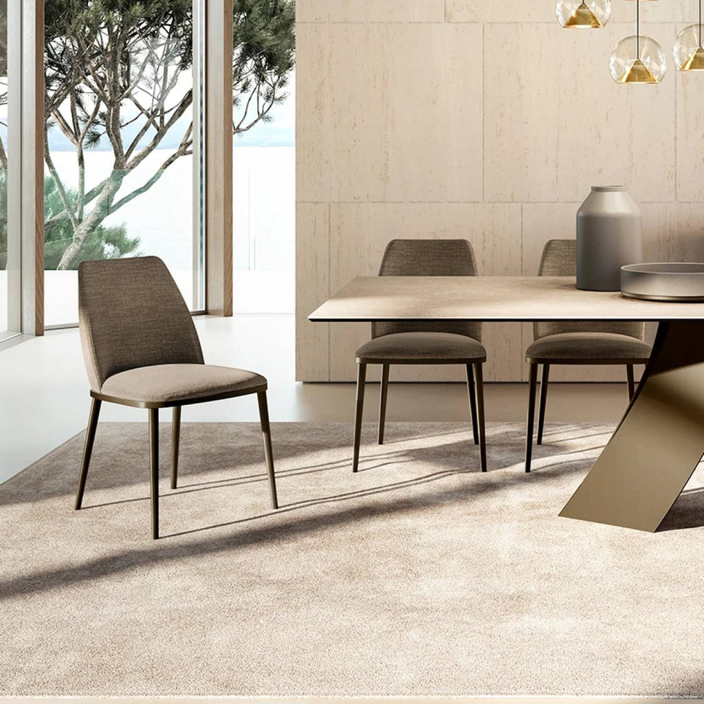 Max Dining Chair: Metal Base