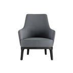 Max Lounge Armchair: Wooden Base