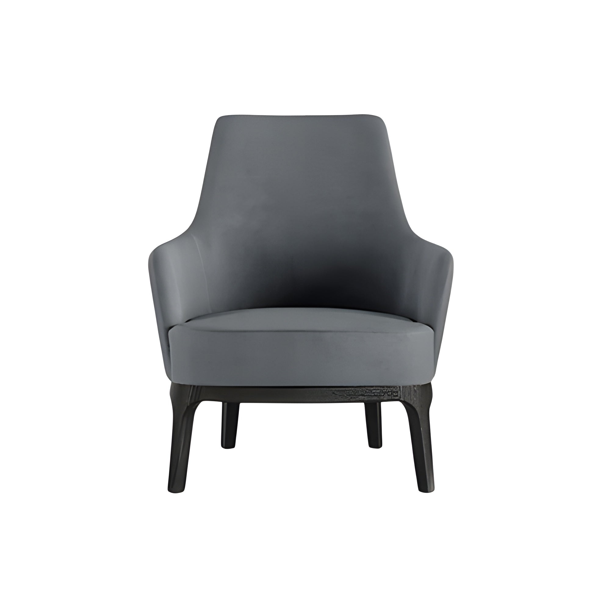 Max Lounge Armchair: Wooden Base