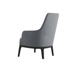 Max Lounge Armchair: Wooden Base