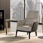 Max Lounge Armchair: Wooden Base