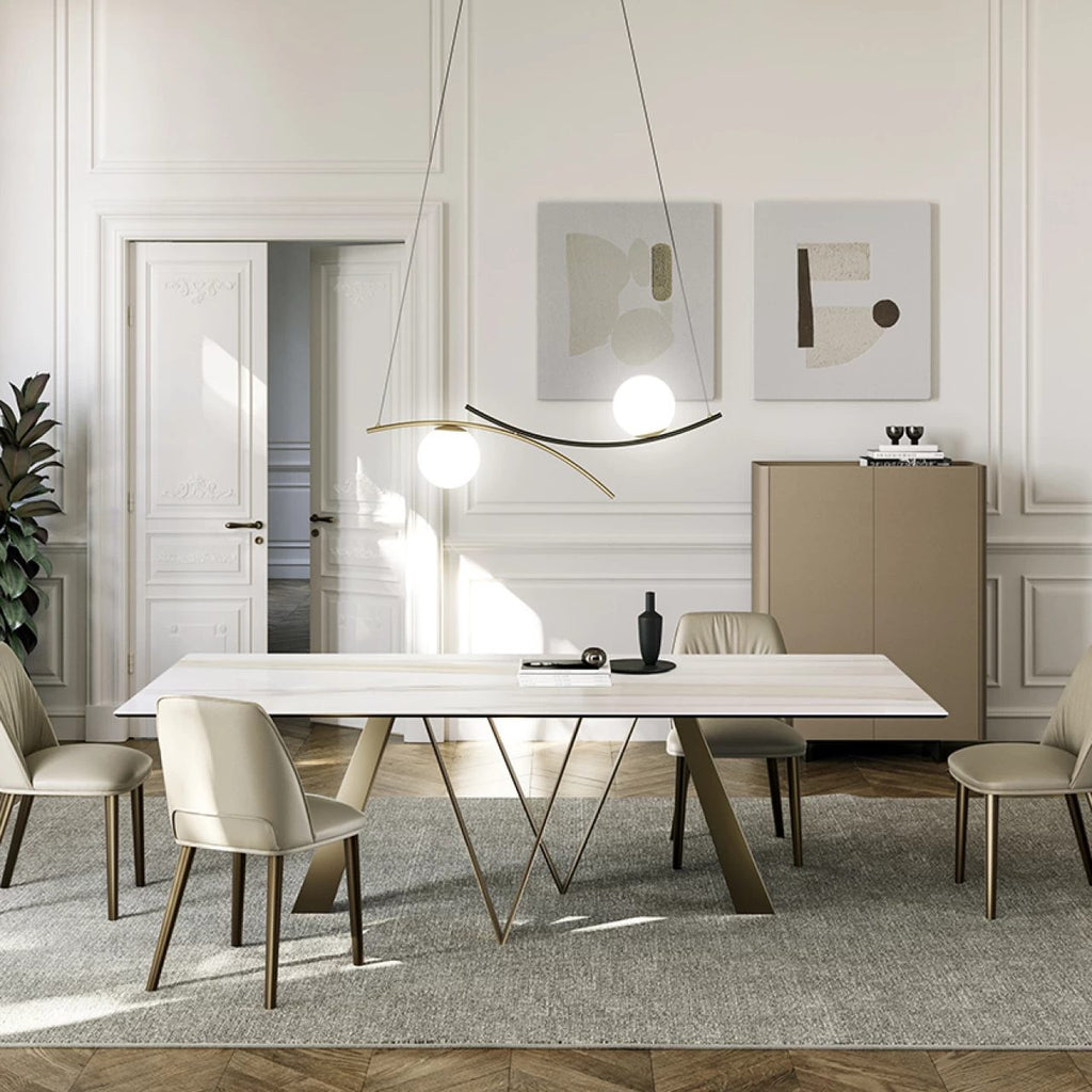 Noa Dining Table: Ceramic Top