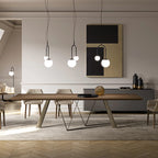 Noa Dining Table: Wood Top