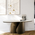 Onda Console Table: Ceramic Top