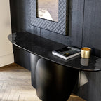 Onda Console Table: Glass Top