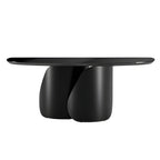 Onda Console Table: Glass Top