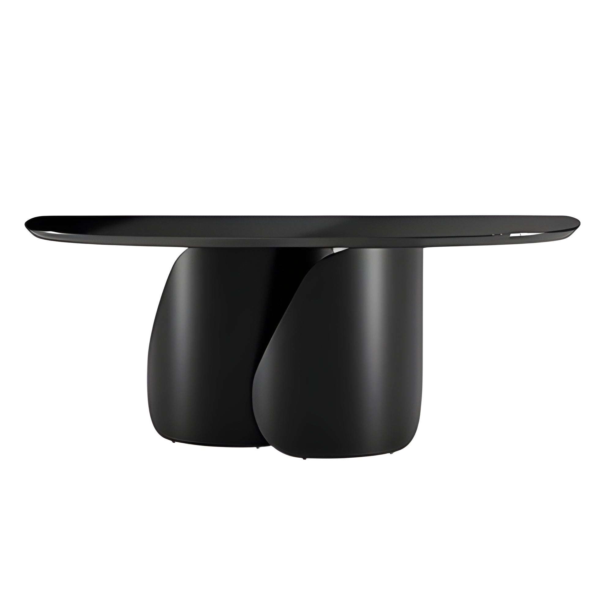 Onda Console Table: Glass Top