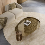 Peo Low Coffee Table: Glass Top