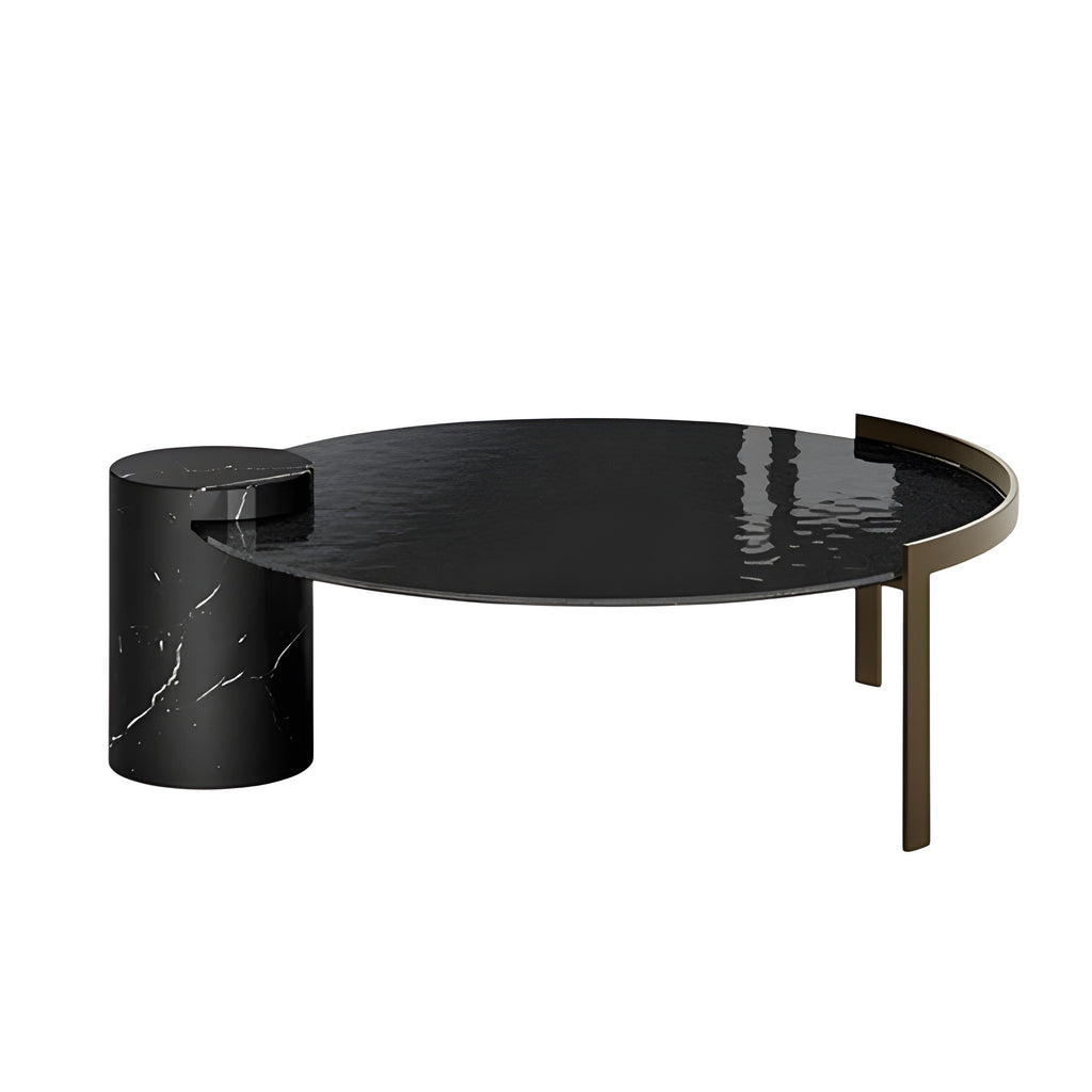 Peo Low Coffee Table: Glass Top