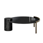 Peo Low Coffee Table: Glass Top