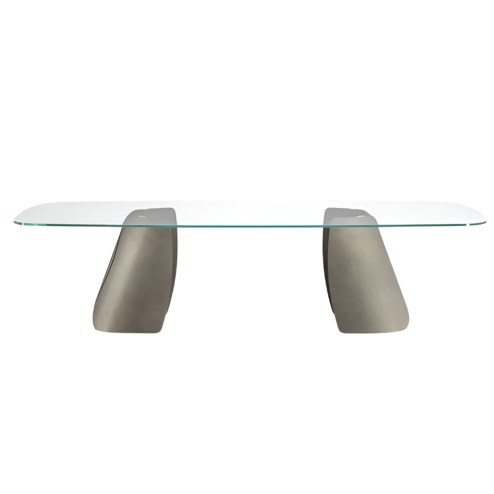 Perla Dining Table: Glass Top
