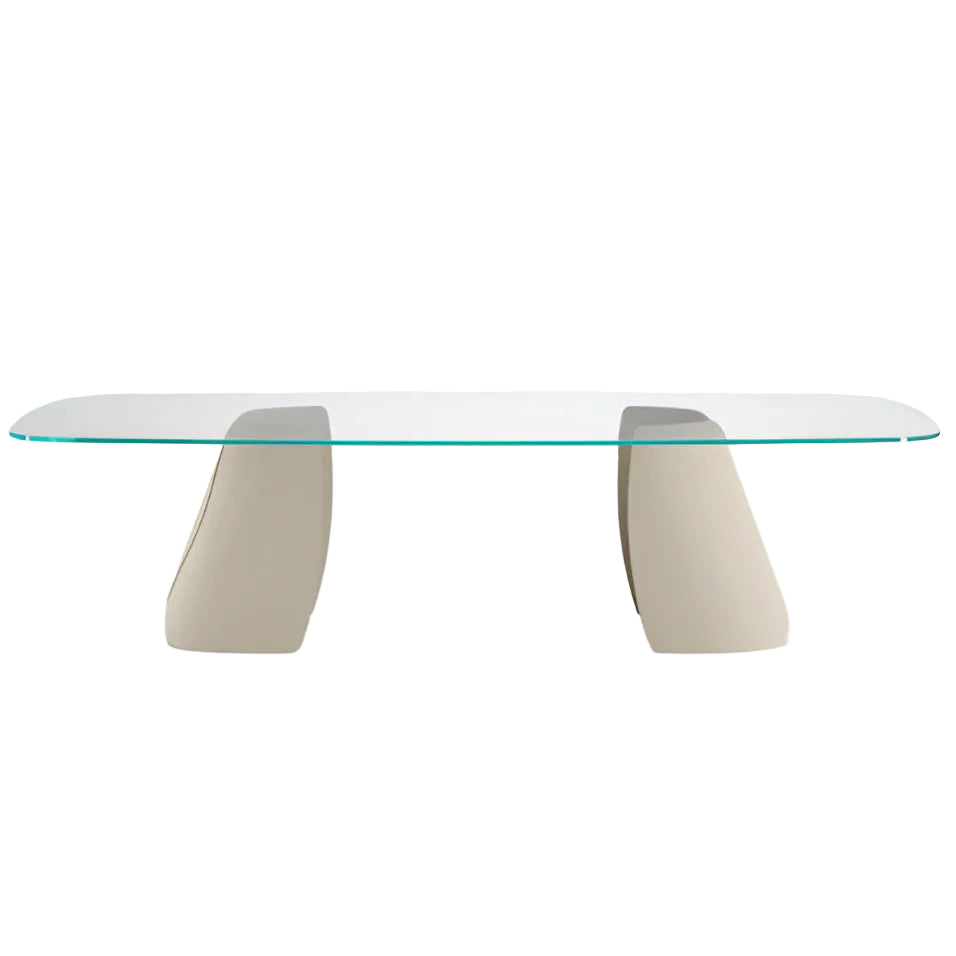 Perla Dining Table: Glass Top