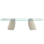 Perla Dining Table: Glass Top