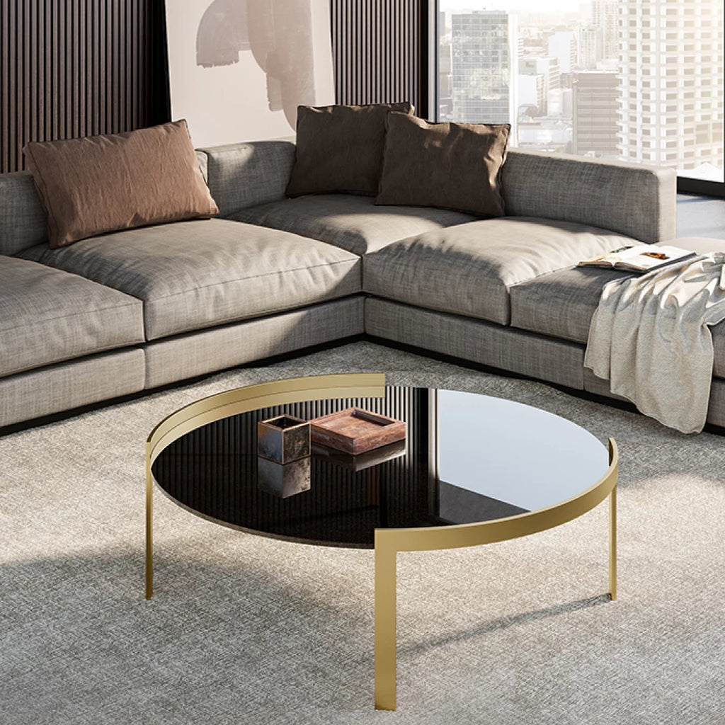 Perry Coffee Table: Glass Top