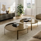 Perry Coffee Table: Glass Top