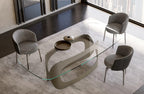Polifemo Dining Table: Glass Top