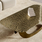 Polifemo Low Coffee Table: Glass Top