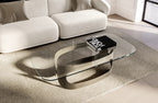 Polifemo Low Coffee Table: Glass Top