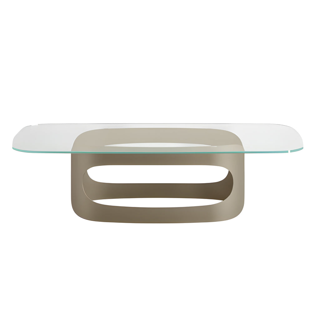 Polifemo Low Coffee Table: Glass Top