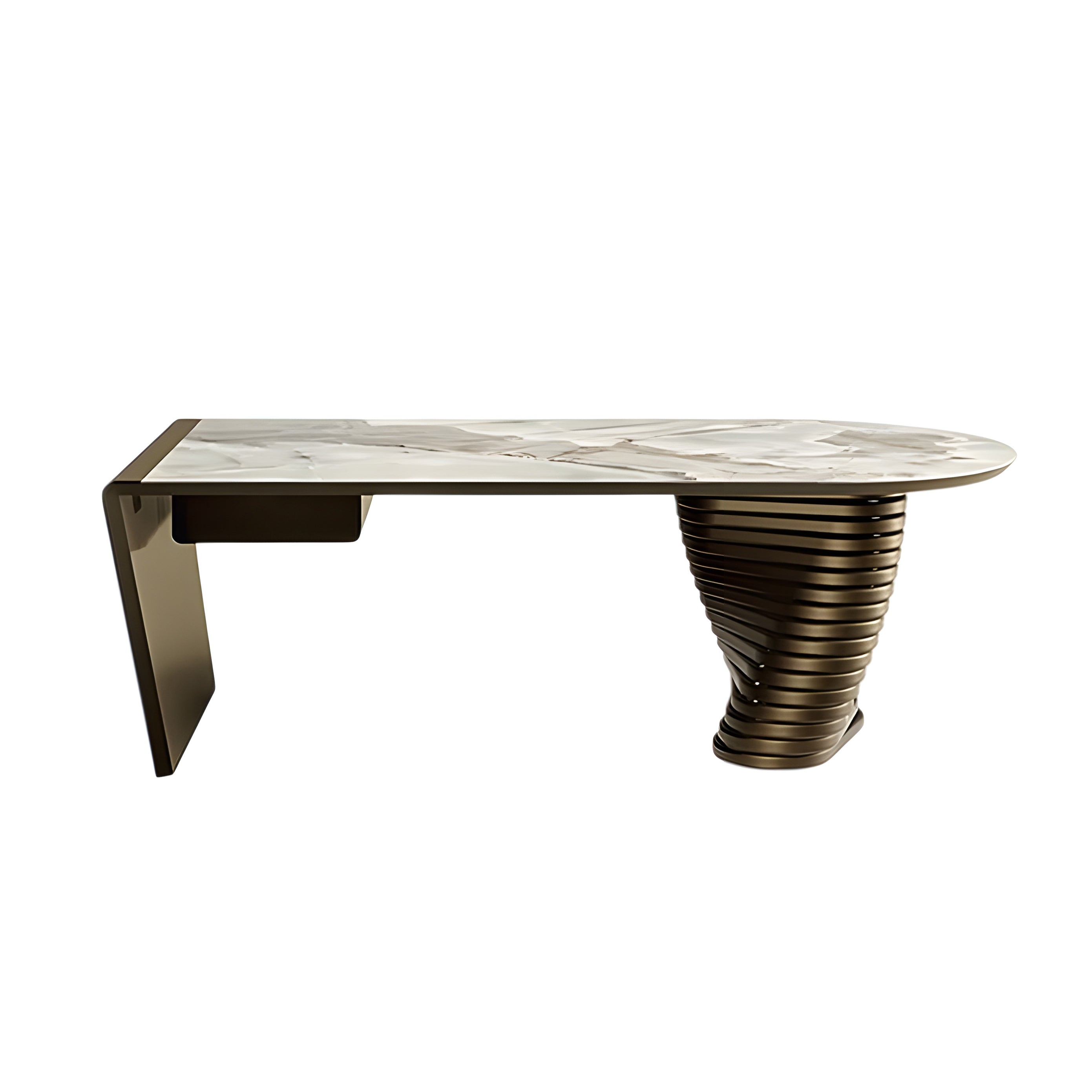 Rotolo Desk: Ceramic Top