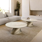 Rotolo Low Coffee Table: Ceramic Top