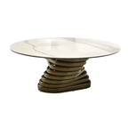 Rotolo Low Coffee Table: Ceramic Top