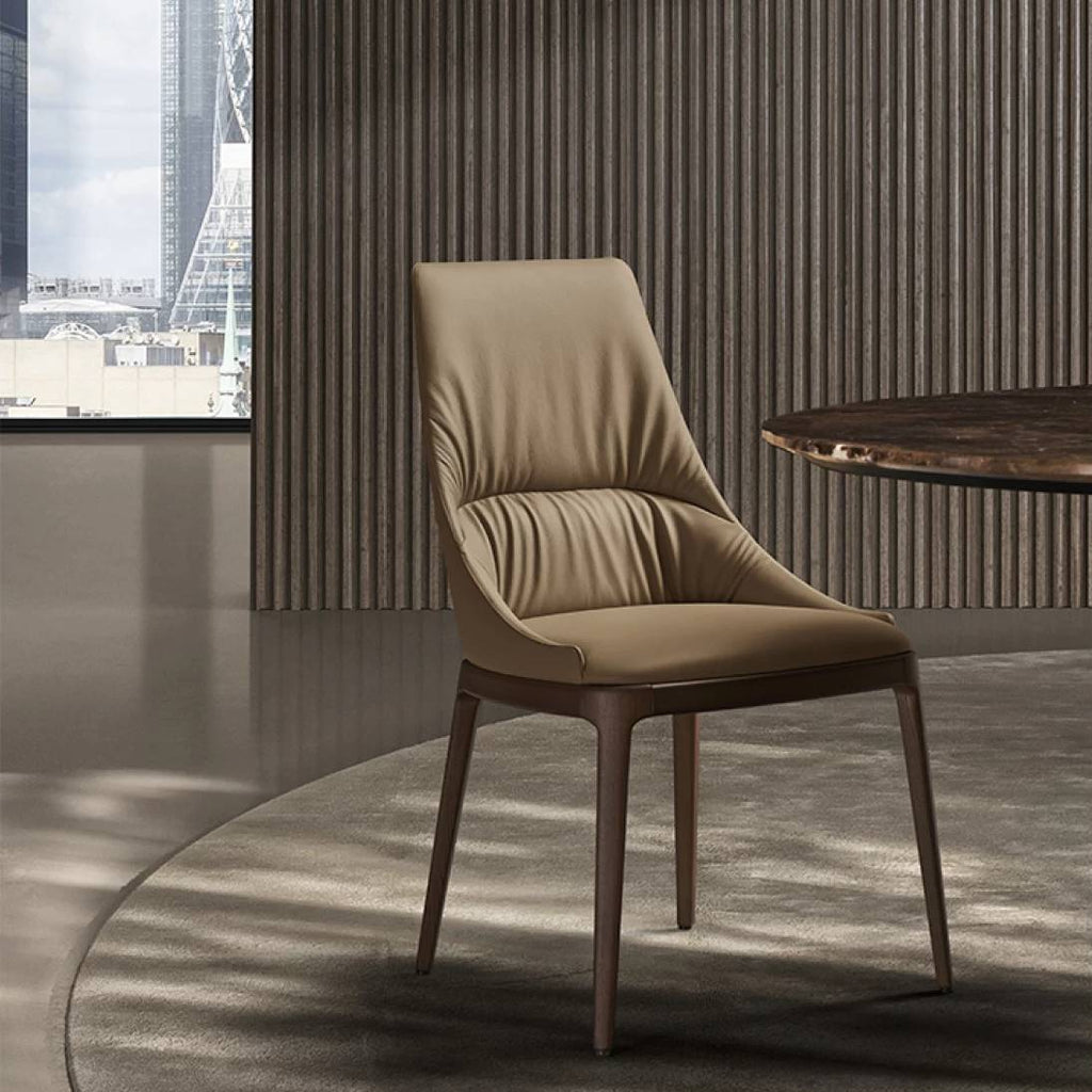 Sofia Dining Chair: Wooden Base