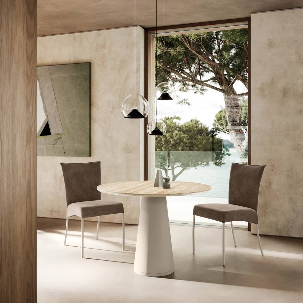 Ted Bistro Table: Marble Top