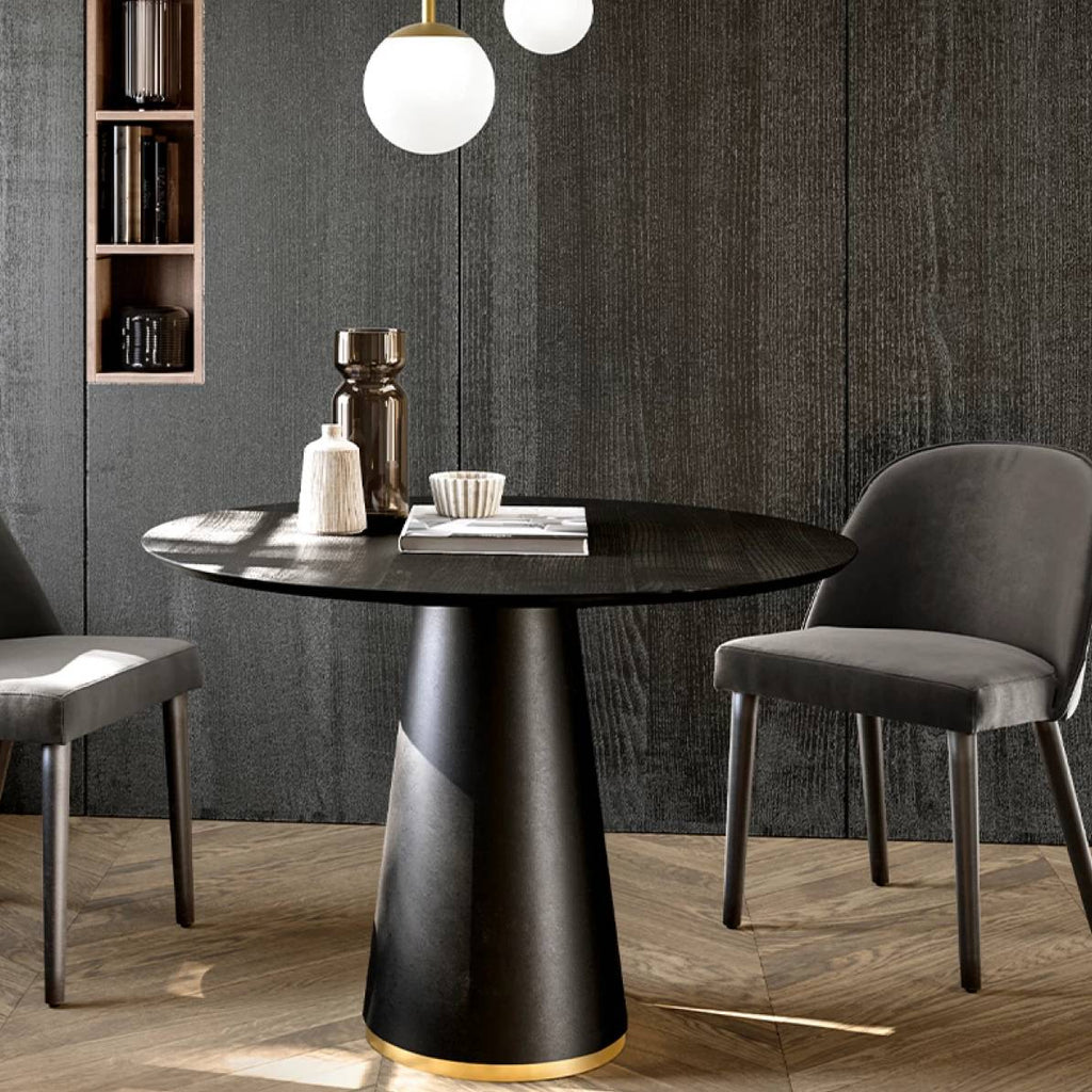 Ted Bistro Table: Wood Top