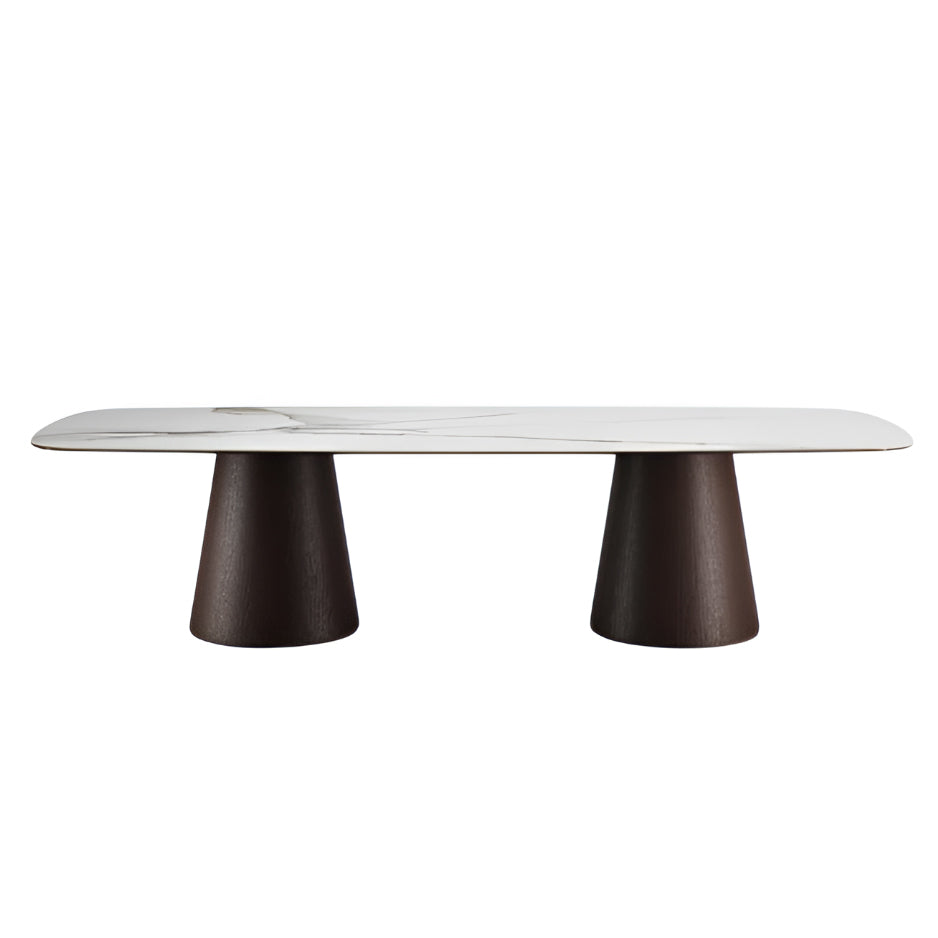 Teo Dining Table: Ceramic Top